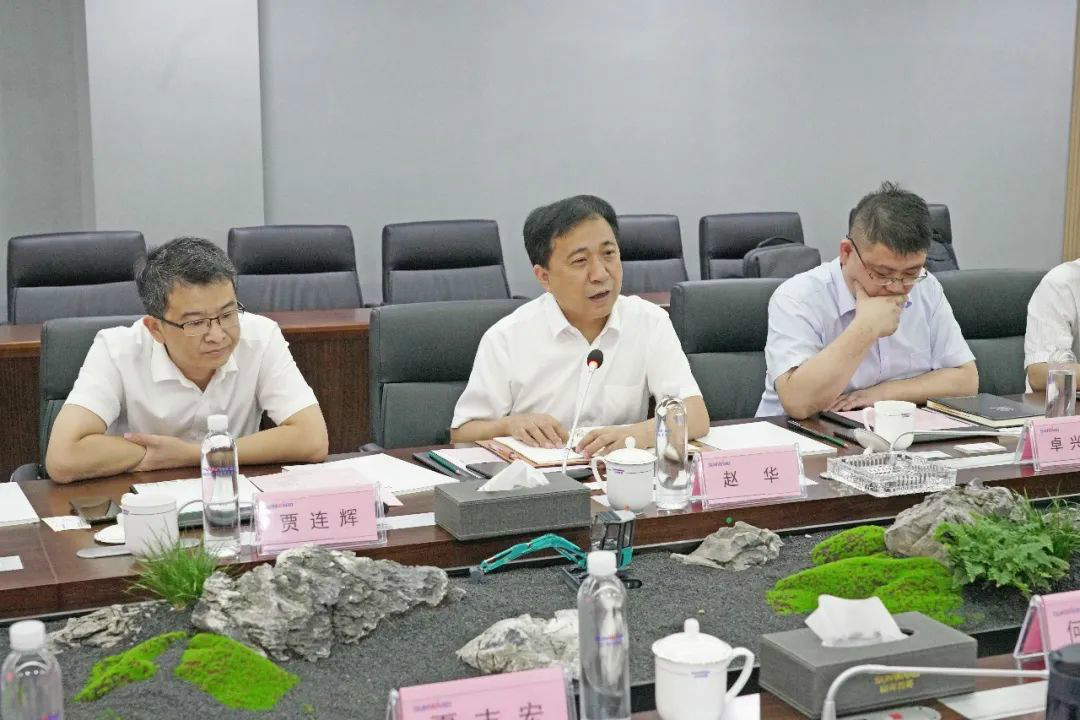 中铁设备赵华总经理莅临9001cc金沙以诚为本智能互换