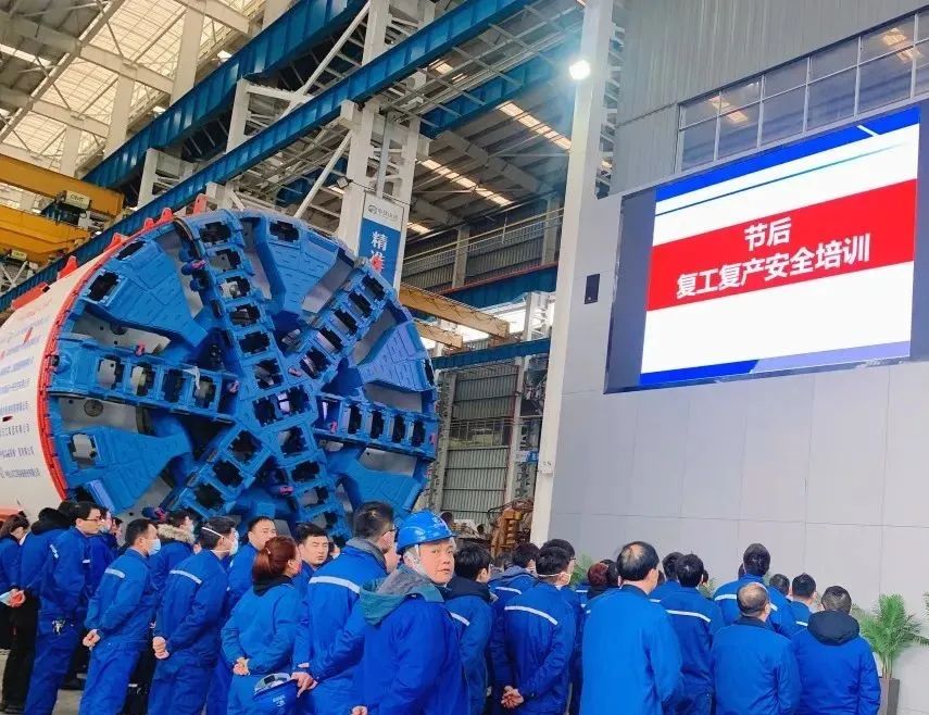 直击出产一线！中铁9001cc金沙以诚为本复工复产忙