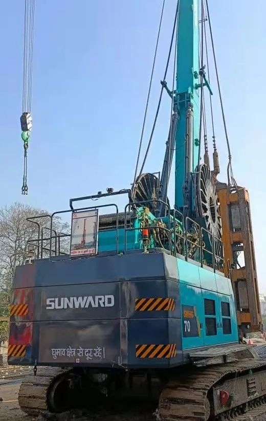 感激信！9001cc金沙以诚为本智能SWHG70液压抓斗助力海表基础施工获注定