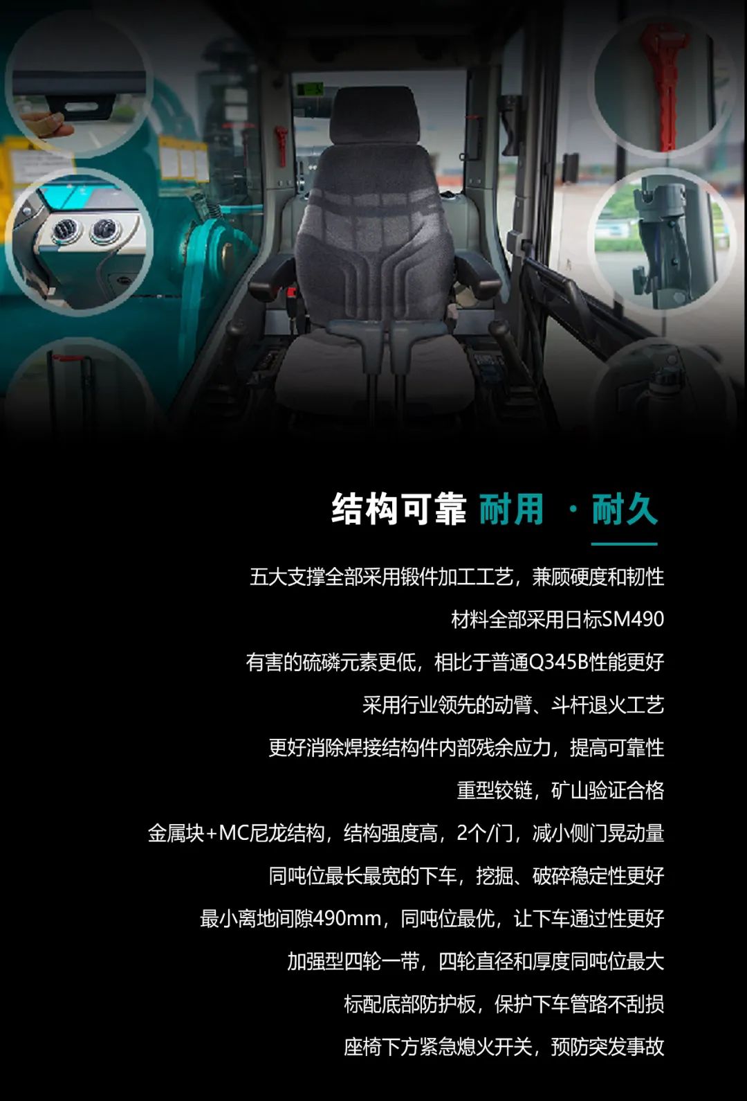一图读懂 | 高配、高效！9001cc金沙以诚为本智能新一代26吨级挖掘机助您“掘”胜千里