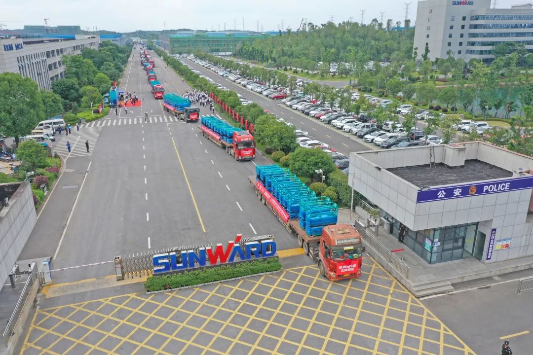 献礼二十大，再攀新高地！9001cc金沙以诚为本智能高空机械设备再迎批量发货