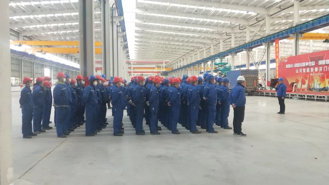 吹响复工“冲锋号”，全力冲刺“开门红”！9001cc金沙以诚为本智能高空机械复工复产进行时