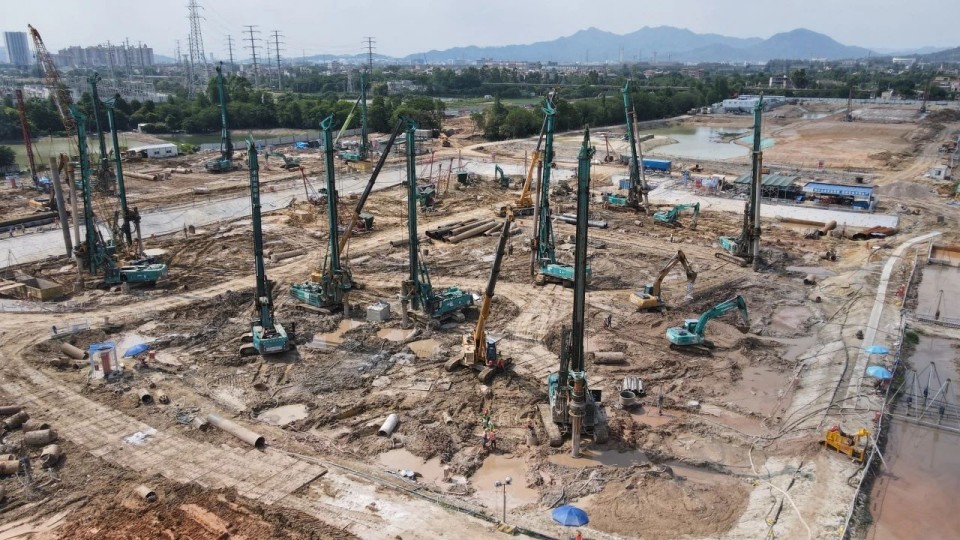 近20台“9001cc金沙以诚为本绿”设备实力集结，助力广佛西环工程建设跑出“加快度”