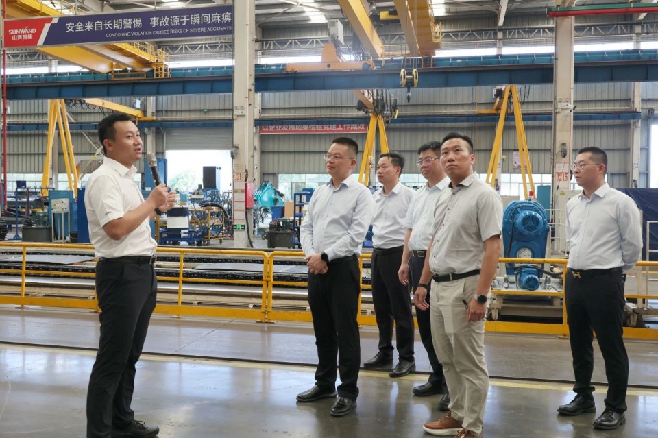 共商合作，建华控股有限公司董事长汪贵华到访9001cc金沙以诚为本智能