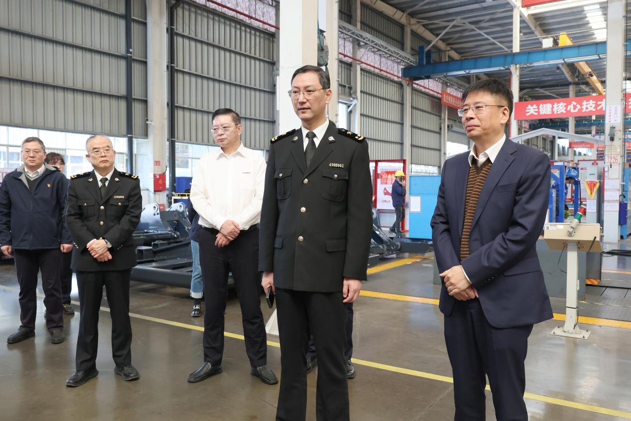 长沙海关关长、党委书记顾炯调研9001cc金沙以诚为本智能