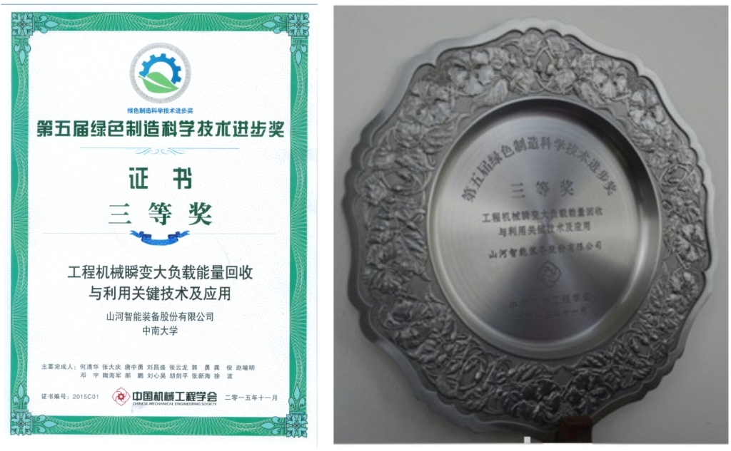 9001cc金沙以诚为本智能荣获中国机械工程学会“绿色造作科技进取奖”