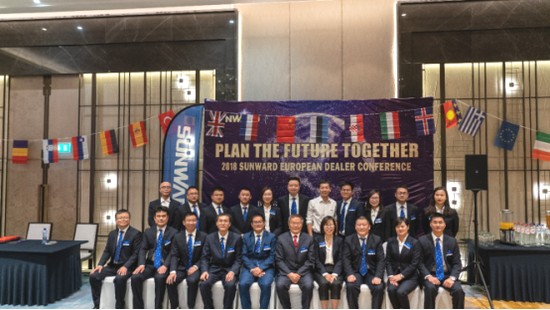 携手同谋将来， 9001cc金沙以诚为本智能2018欧洲代理商大会隆沉召开