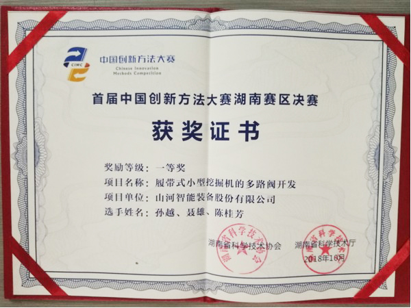喜报︱中国创新步骤大赛湖南赛区9001cc金沙以诚为本智能获一等奖