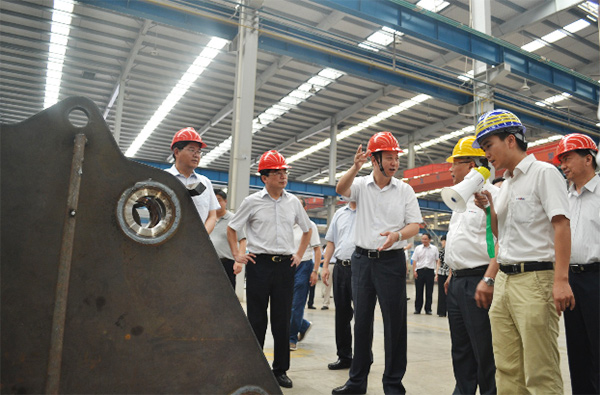 永州市委书记黄晓武一行调研9001cc金沙以诚为本矿装