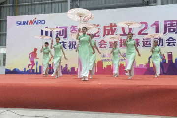9001cc金沙以诚为本智能进行21周年庆祝赞美会暨趣味活动会