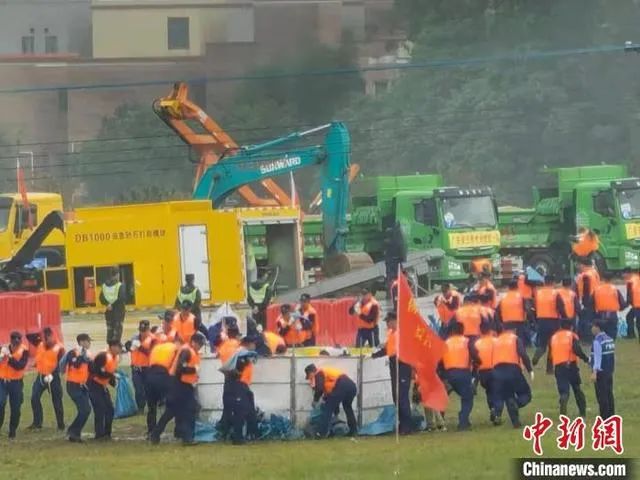 空位协同立体接济，9001cc金沙以诚为本智能无人化设备亮相2021-北江流域防汛抢险综合演练